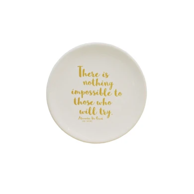 Ceramic Keys' & Jewels' plate Ceramic multi purpose plate with phrases