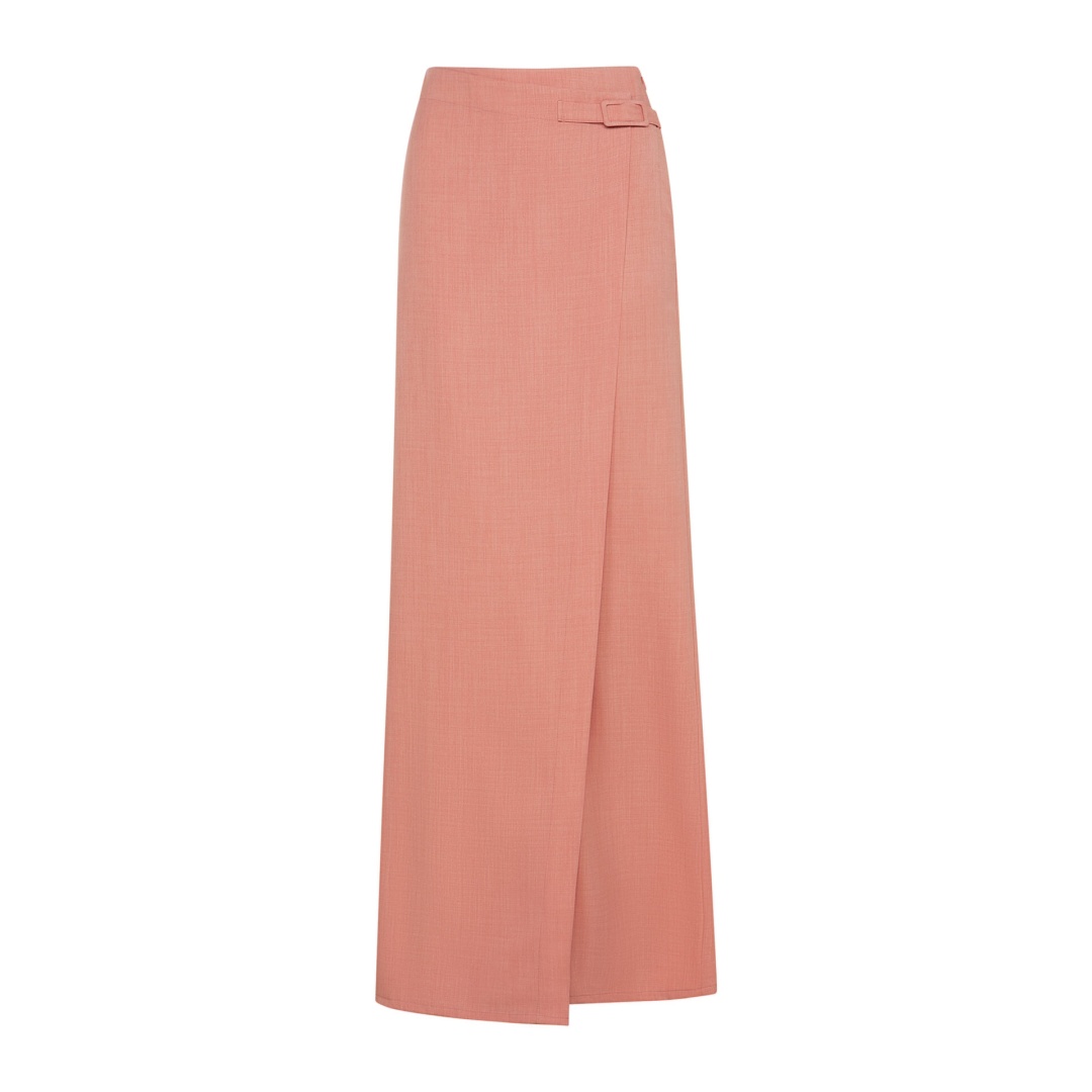 BISOU MIDI SKIRT PINK Redefining the spring office look