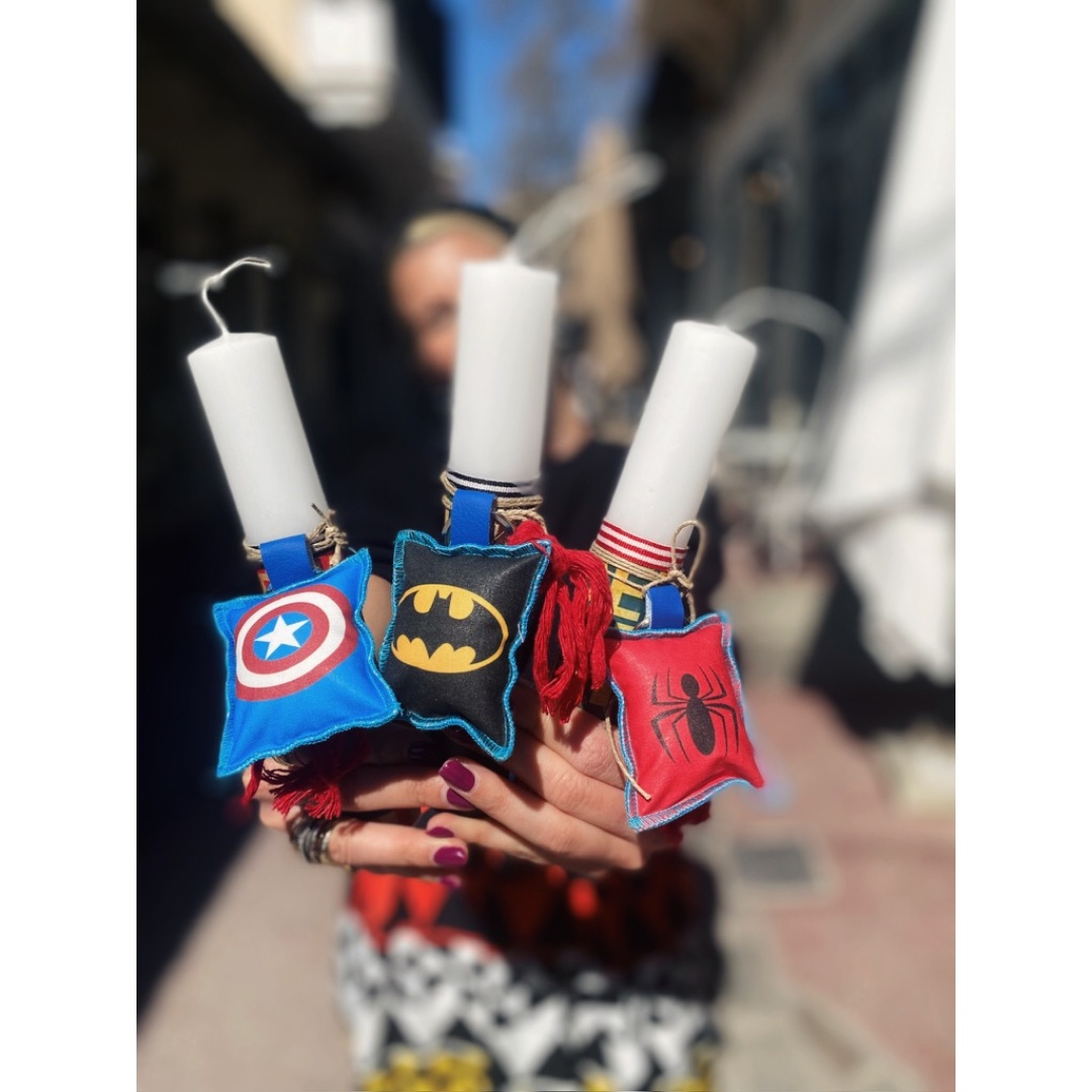 Πασχαλινή λαμπάδα super hero 3