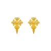 ELORA EARRINGS(GOLD/TURQUOISE) 24k gold plated solid brass earrings