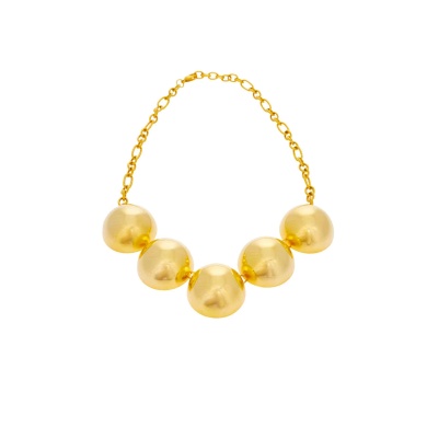 AURELIA NECKLACE(GOLD) 24k gold plated brass necklace