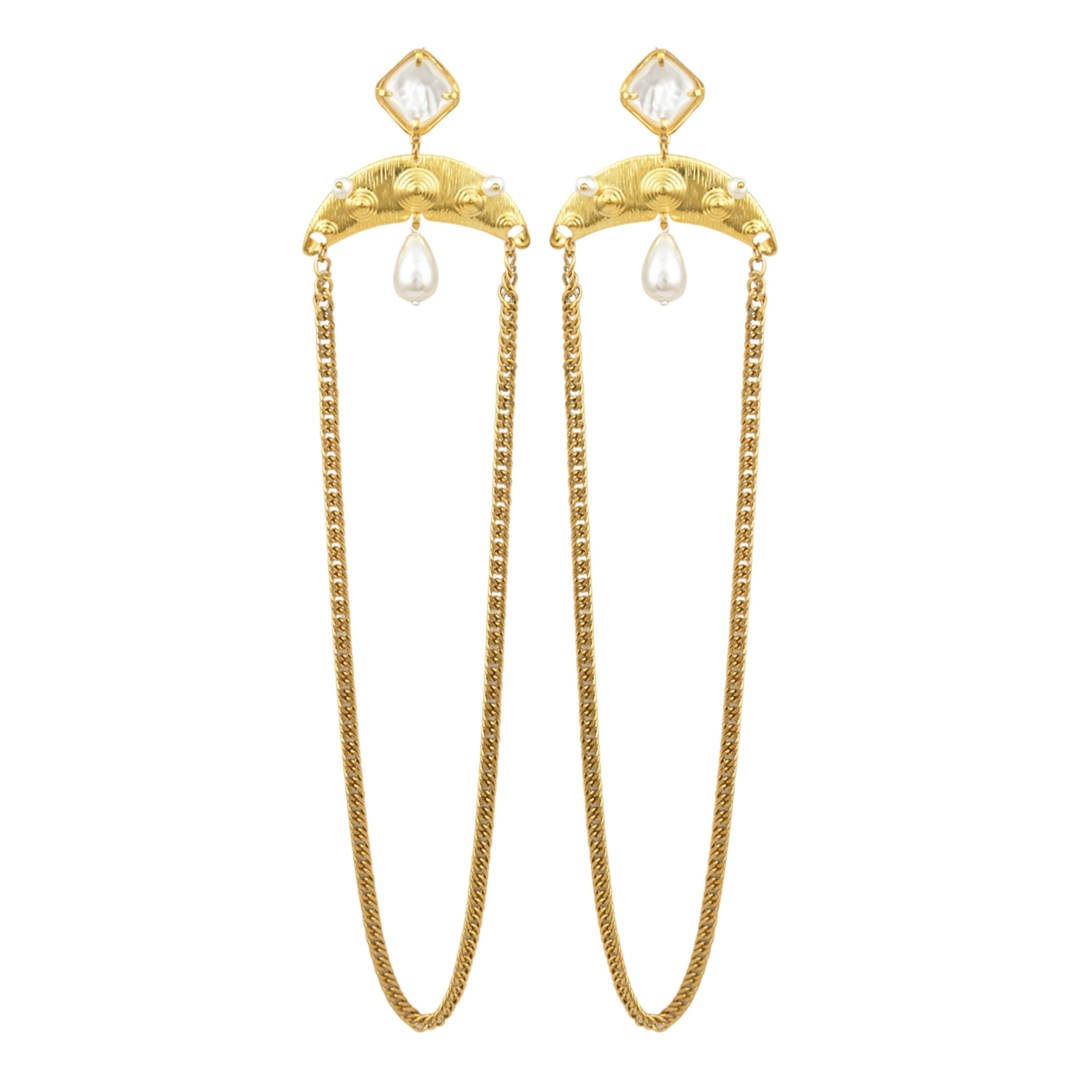 AURELIA earrings A super edgy pair of earrings from PYTHIA SS24