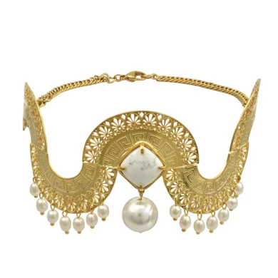 CORA choker necklace A statement choker necklace from PYTHIA SS24