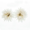 DALIA EARRINGS Handmade earrings inspired by the Greek traditional costumes and made of embroidered fabric.